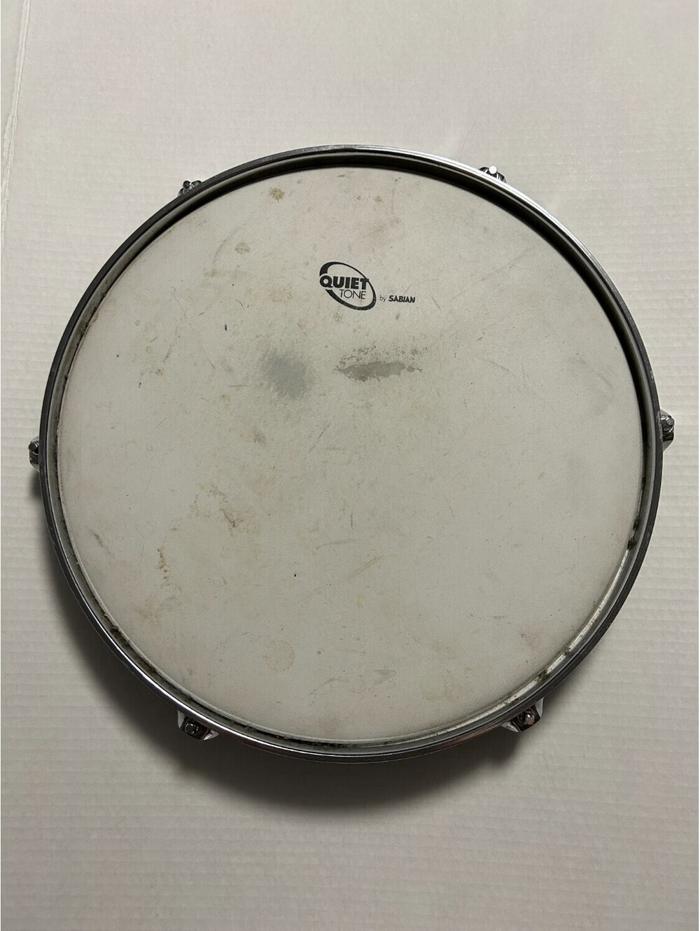 Sabian Quiet Tone QT-14SD 14" Snare Drum Practice Pad with Metal Rim & Feet